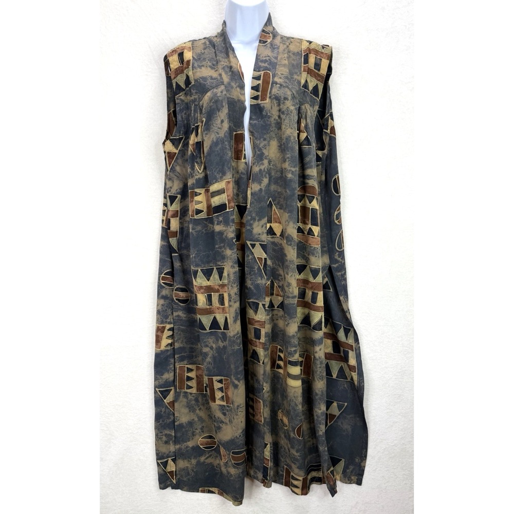 Vintage Swift Originals Women's Rayon Duster Vest‎ Size Medium